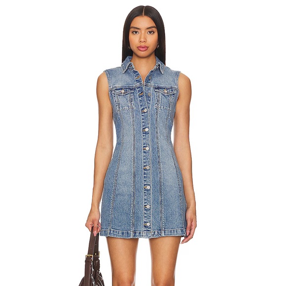 REVOLVE Dresses & Skirts - REVOLVE A brand lula Denim Mini Dress size medium worn